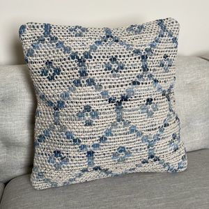 COPY - New Denim Boho Pillow w/ insert